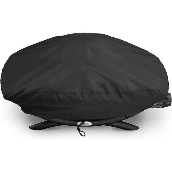 67.1*44*32cm Grill Cover 600D Polyester Waterproof Protection for Weber Q200, Q220, Q240, Q260, Q2000, Q2400 BBQ Grill Cover (Not Fit for Weber Q2200)
