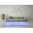 thumbnail image 3 of Ahgly Company Machine Washable Indoor Rectangle Persian Blue Traditional Area Rugs, 7' x 9', 3 of 4