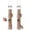 Bronze, variant on Urban Deco 2 Pack Metal Bird Feeder Tube Hanging Wild Bird Seed Feeder,Steel Hanger Great for Attracting Birds (Bronze)