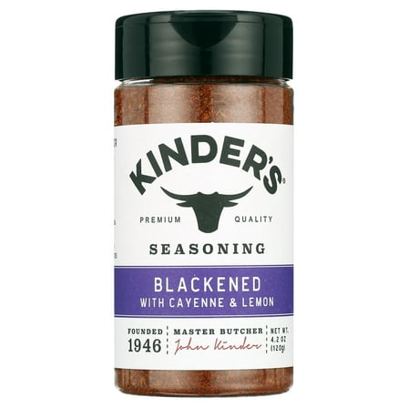 Kinder's Cali's Blackened Seasoning and Rub, 4.2 oz