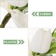 thumbnail image 5 of 2 uds flor de tulipán Artificial TUNC ramillete boutonniere boda traje nupcial vestido fiesta, 5 of 5