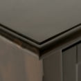 thumbnail image 2 of Simpli Home Burlington 30-inch-Wide Solid Wood Transitional Low Storage Cabinet in Mahogany Brown, 2 of 11