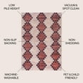 thumbnail image 2 of JONATHAN Y WASHABLE 8 x 10 Area Rug, Timantii Trellis Kilim - Red/Ivory, WSH123A-8, 2 of 8