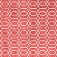 thumbnail image 1 of Ahgly Company Indoor Square Abstract Red Contemporary Area Rugs, 6' Square, 1 of 4