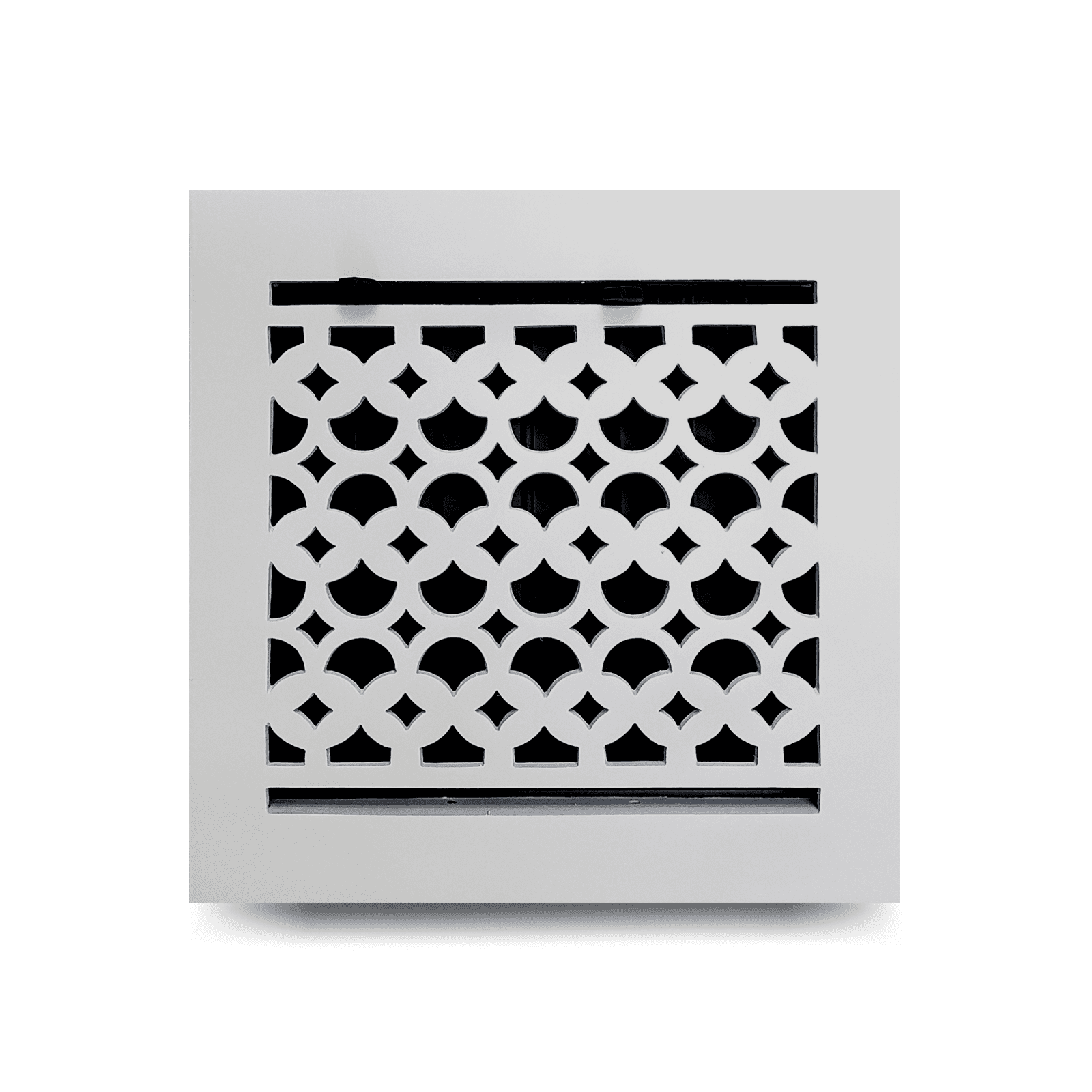 Cast Aluminum Floor Register with No Holes Powder Coated Floor Vent