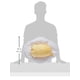 thumbnail image 3 of Peluche Huevo Gudetama GUND Stuffed Animal Acostado con Postura Perezosa 17pulg Felpa Suave Infantil Amarillo GUND GD-863625, 3 of 4