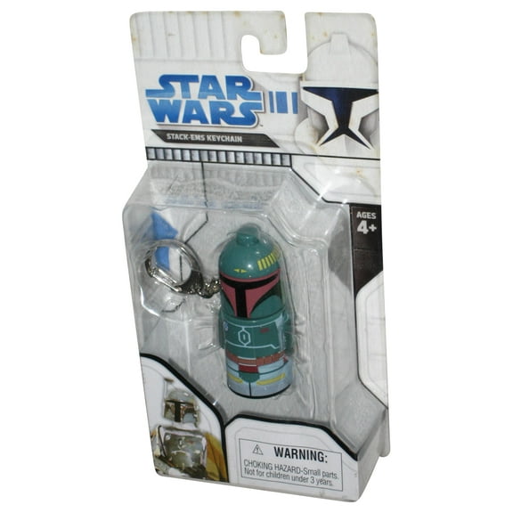 Star Wars Boba Fett (2008) Basic Fun Stack-Ems Keychain