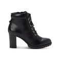 thumbnail image 2 of Style & Co. Womens Faux Leather Ankle Ankle Boots, 2 of 3