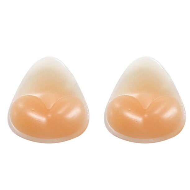 Seitruly Elegantes almohadillas para sujetador para mujer, hechas de silicona suave y reutilizable, aspecto natural y encantador, sujetador Ayudas para vestirse con gancho de botón Tono de piel