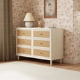 thumbnail image 3 of Namesake Marin with Cane 6 Drawer Assembled Dresser, 3 of 7