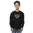 thumbnail image 2 of DC Comics Boys Superman Logo Sketch Sweatshirt, 2 of 3