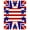 Blue, Pattern 8, variant on ODIKA 4'x6' Machine Washable Non-Slip Area Rug, Lively Theme High Traffic Rug, Blue, 34726