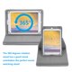 thumbnail image 3 of Seitruly Estuche universal Tablet PU Funda de cuero para Tab A A6 10 pulgadas Teléfono y Comunicación No.1, 3 of 6