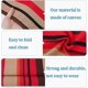 thumbnail image 5 of Beach Chair Replacement Fabric Burly Wood Orange Black Stripes Sling Chairs Canvas 45x17 Inch Folding Lounge Deck Chair Cloth Cover for Patio Outdoor, 5 of 5