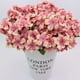 thumbnail image 2 of 1 Manojo de Flores Artificiales Simulación Hortensias 5 Tallos Bouquet Decoración de Rosado, 2 of 9