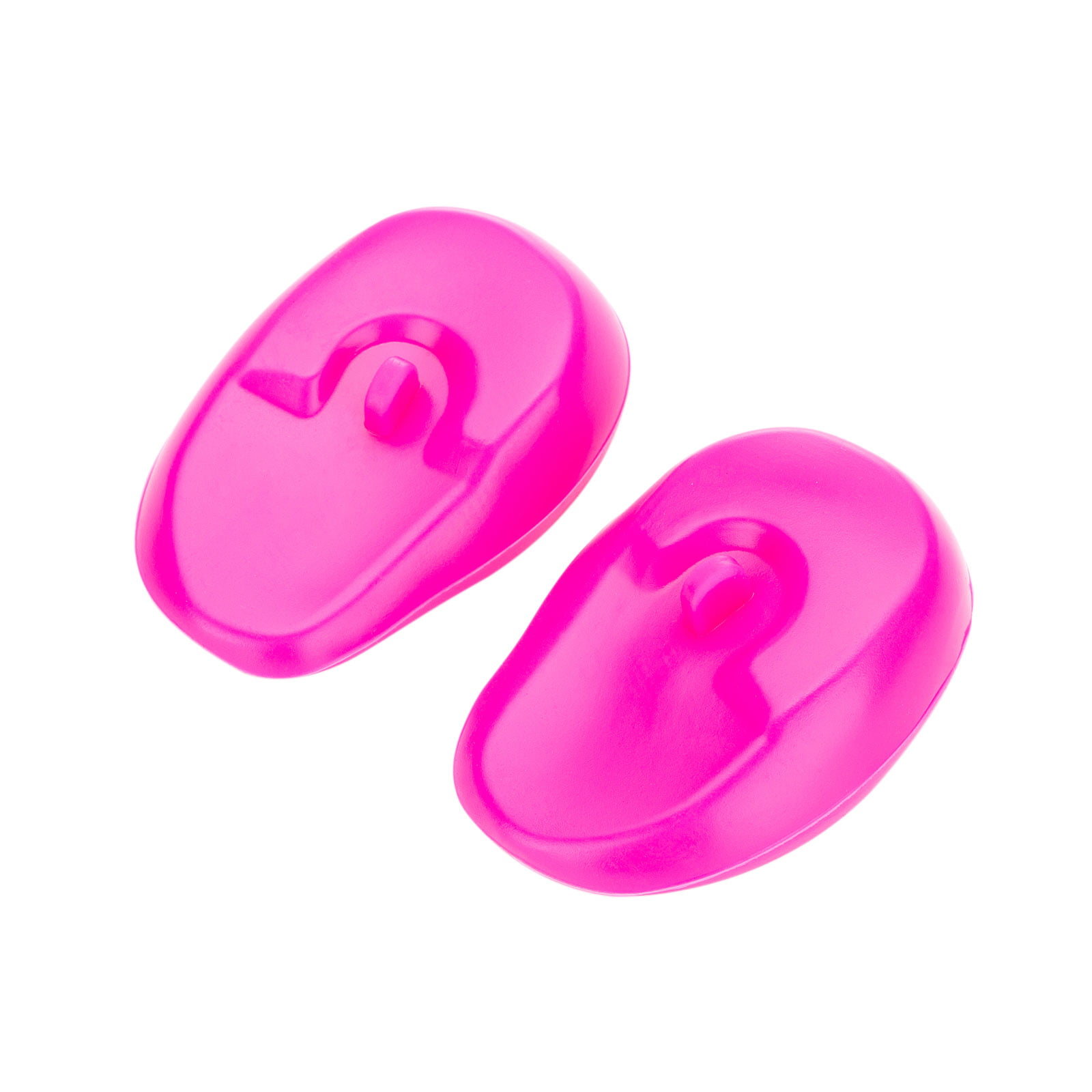 Gwill 100PCS 3.2  Diameter Transparent Disposable Waterproof Plastic Ear Caps Ear Protection Ear Protector Cover Earmuffs for Hair Dye Bath Shower
