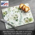 thumbnail image 5 of CounterArt Green Flower Fields 3mm Tempered Glass Cutting Board 10" by 8", 5 of 8