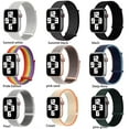 thumbnail image 2 of LEIXIUER Sport Loop Nylon Band for Apple Watch Bands 44mm 40mm 45mm 41mm 42mm 38mm 49mm Stretchy Solo Loop Nylon Braided Wristband Bracelet iWatch Series 8 Ultra 3 4 5 6 SE 7 Band for Women Men, 2 of 9