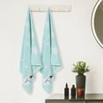 thumbnail image 4 of REGALWOVEN Cotton 2 Piece Bath Towel Set, Highly Absorbent and Comfort Lovely Towel Bathroom Blue_3 28" x 56", 4 of 8