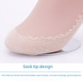 thumbnail image 4 of Medias cortas de terciopelo para mujer, medias cortas de algodón, absorbentes del sudor, antideslizantes, de tubo medio, calcetines cortos, calcetines de masaje para mujer, 4 of 6