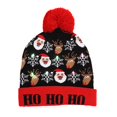 thumbnail image 2 of Chapeau de Noël à LED pour Adultes Bonnet Tricoté Confortable Couvre-Chef d'Hiver à LED, 2 of 9
