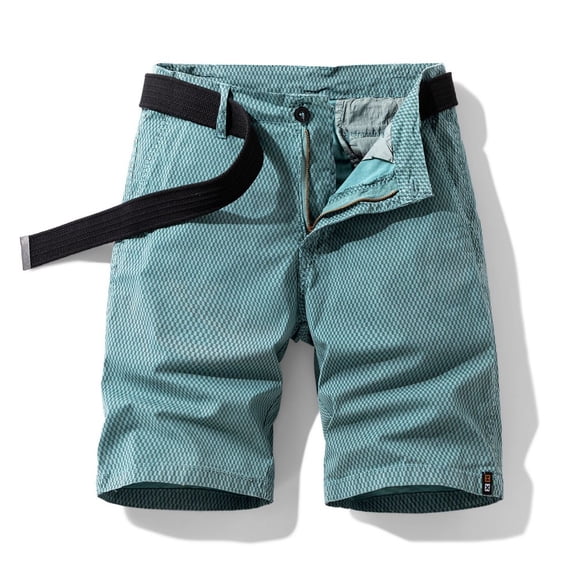LYMAYTER 28-38 Men Outdoor Cargo Shorts Relaxed Outdoor Hiking Shorts Classic Shorts with Multi-Pockets