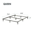 Mellow 7 inch Metal Bed Frame, Heavy Duty Steel Construction Compatible