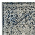 thumbnail image 5 of SAFAVIEH Artisan Kasandra Floral Bordered Runner Rug, Silver/Blue, 2'2" x 8', 5 of 7