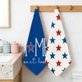 thumbnail image 7 of FEOLGEHLY Patriotic Kitchen Towels 4th of July Independence Day Fireworks Stars Red White Blue Dish Towels, 16x24 inch Seasonal Summer Memorial Day Decoration Hand Towels Set of 2, 7 of 7