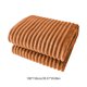thumbnail image 2 of Manta de franela polar a rayas de microfibra acanalada para sofá, acogedora, cálida y cómoda para todas las estaciones, ideal para dormitorio, sala de estar y uso familiar. Aestivo | Naranja, 2 of 7