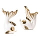 thumbnail image 4 of 2 macetas coleccionables para decoración paisajística, manualidades, accesorios para fotos, estatuas de peces blanco, 4 of 9