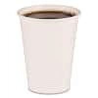 12 oz. White Disposable Paper Cups, Hot Drinks, 20 Cups / Sleeve, 50 Sleeves / Carton