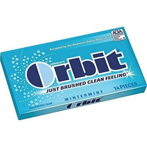 Wrigley's Orbit Wintermint Sugarfree Gum (224880) 14 ct (Pack of 4)