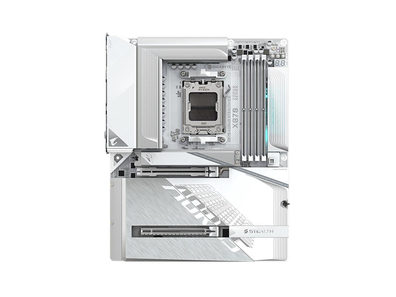GIGABYTE X870 AORUS STEALTH ICE AM5 ATX Motherboard