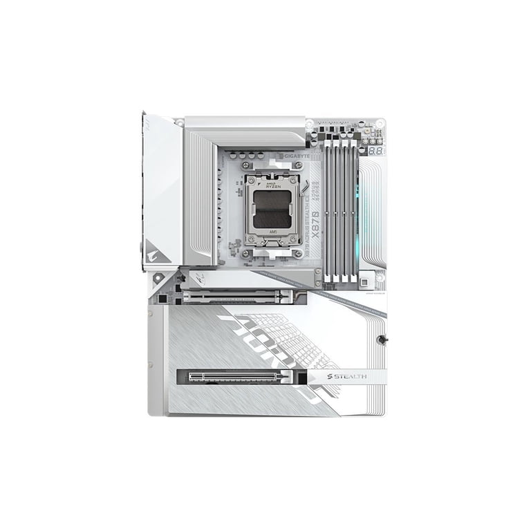 GIGABYTE X870 AORUS STEALTH ICE AM5 ATX Motherboard - Walmart.com