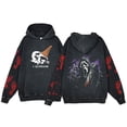 thumbnail image 2 of Sudaderas con capucha con cara de fantasma para hombre, ropa de calle Harajuku con estampado de terror de película, Hip Hop, Y2k, Tops casuales Unisex, 2 of 4