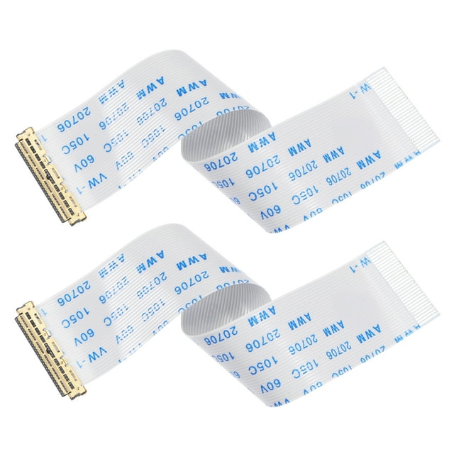 Unique Bargains FFC Cable 0.5mm Pitch 30 Pin 100mm Flat Ribbon Cable for LCD Screen B Type 2 Pack