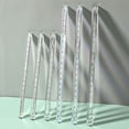 thumbnail image 2 of Portable Straight Ruler Clear for Sewing Fabric Woodworking Drafting 15cm/20cm, 2 of 13