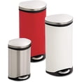 thumbnail image 3 of safco products step-on wastebasket, 17.5" x 26.5" x 14", stainless steel, 3 of 3