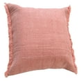 thumbnail image 5 of Ox Bay Nellie 20" x 20" Pink Fringed Cotton Adult Decorative Throw Pillow, 5 of 11