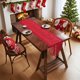 thumbnail image 5 of Camino de mesa navideño de encaje rojo | Decoración festiva para fiestas | Mantel de poliéster de 183 x 33 cm para uso en interiores y exteriores, 5 of 5
