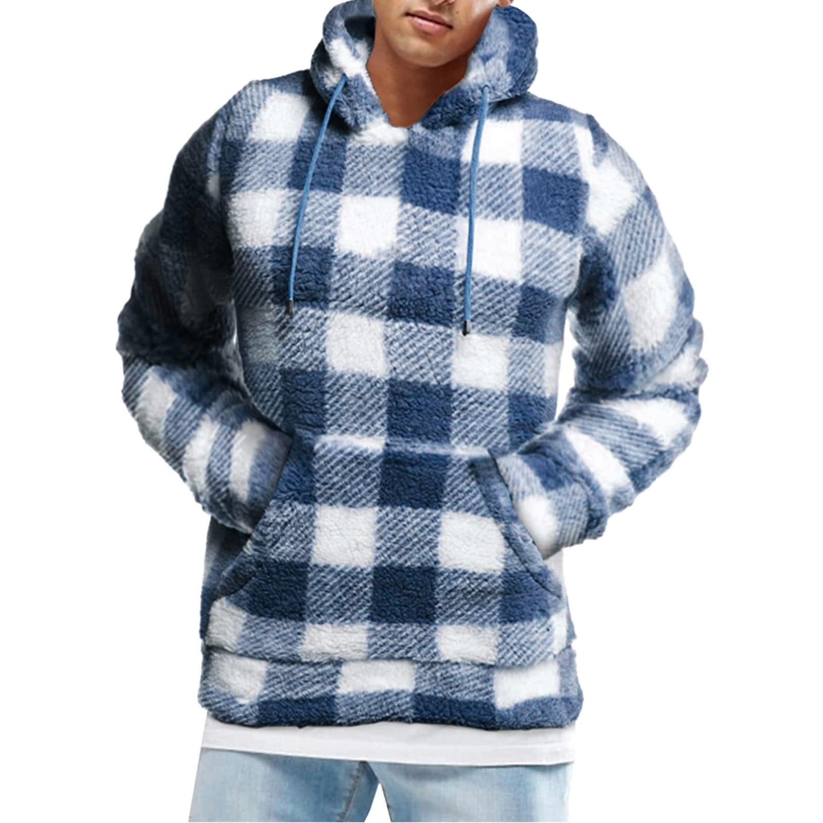 mens fuzzy pullover