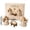 F, variant on Christmas DIY Nativity Scene Sets for Crafts, Sewing Kit Quilted Fabric Christmas Decorations Indoor, Christmas Gifts