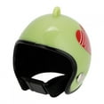 thumbnail image 2 of Funny Protection Hen Hard Hat With Fixed Straps Humanoid Helmet Style Chicken Helmet Chicks For Conure Lovebird For Parakeet Cockatiels Hens Bird Parrot Flame,Black 8,Ladybug,Green, 2 of 8