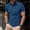 Navy, variant on Polo Tees for Men Short Sleeve Button Down Polo Tees Slim Fit Blue Summer Shirts for Men