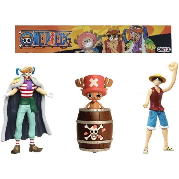 Abystyle One Piece Action Figures Buggy Chopper Luffy Set Walmart Com Walmart Com