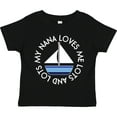 thumbnail image 3 of Inktastic My Nana Loves Me Sailboat Boys Boys Toddler T-Shirt, 3 of 5
