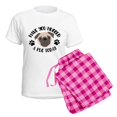 thumbnail image 5 of CafePress - Have You Hugged A Pug Today Women's Light Pajamas - Women's Short Sleeve Print T-Shirt and Pants Light Cotton Pajama Set, 5 of 7