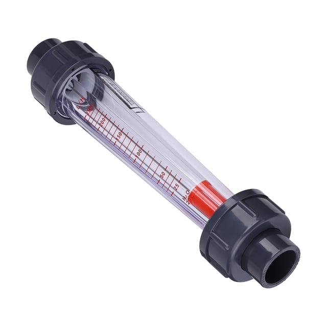 Tubo de Plástico LZS 15 Medidor de Flujo 1 Dn15 25 250l Rotámetro Líquido Instrumento de Medición de Flujo de Agua Apto para Tubo DN15 1/2 ANGGREK Otros