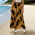 thumbnail image 3 of Faldas de las Mujeres Midi Moda de Gasa Impresa Midi Falda para las Mujeres, Falda Fluida Casual para el Uso de Primavera Y Verano, 3 of 7